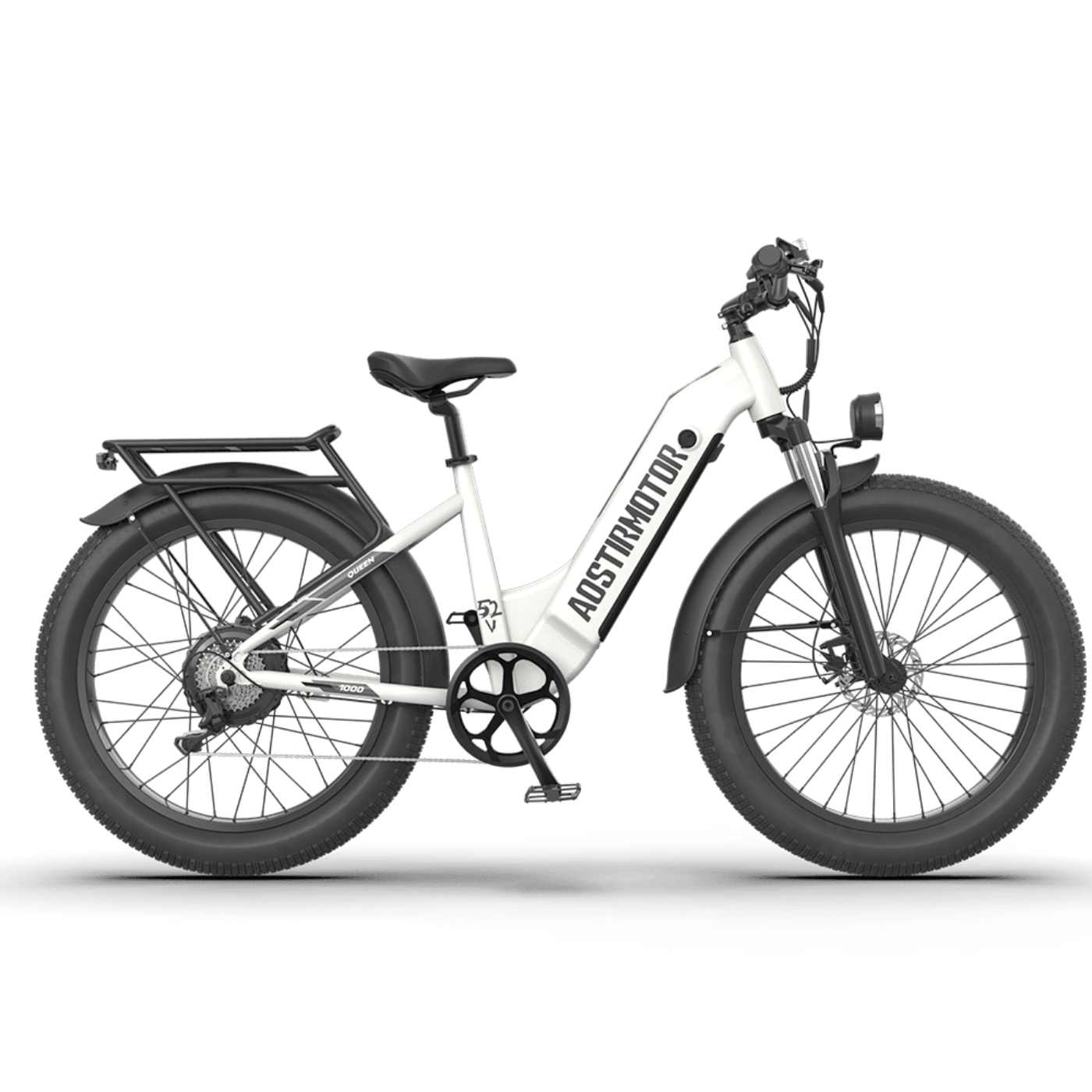 Aostirmotor QUEEN 1000W 52V All Terrain Step-Thru Fat Tire Electric Bike