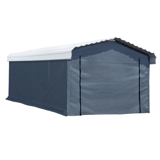 Arrow | Enclosure Kit for 12x20x7 ft Carport Grey 10181