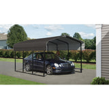 Arrow | Carport 10x15x7 ft Charcoal CPHC101507