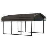 Arrow | Carport 10x15x7 ft Charcoal CPHC101507