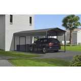 Arrow | Carport 10x24x9 ft Charcoal CPHC102409