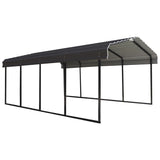 Arrow | Carport 12x20x7 ft Charcoal CPHC122007