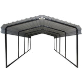 Arrow | Carport 12x20x7 ft Charcoal CPHC122007