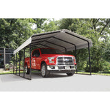 Arrow | Carport 12x20x7 ft Eggshell CPH122007