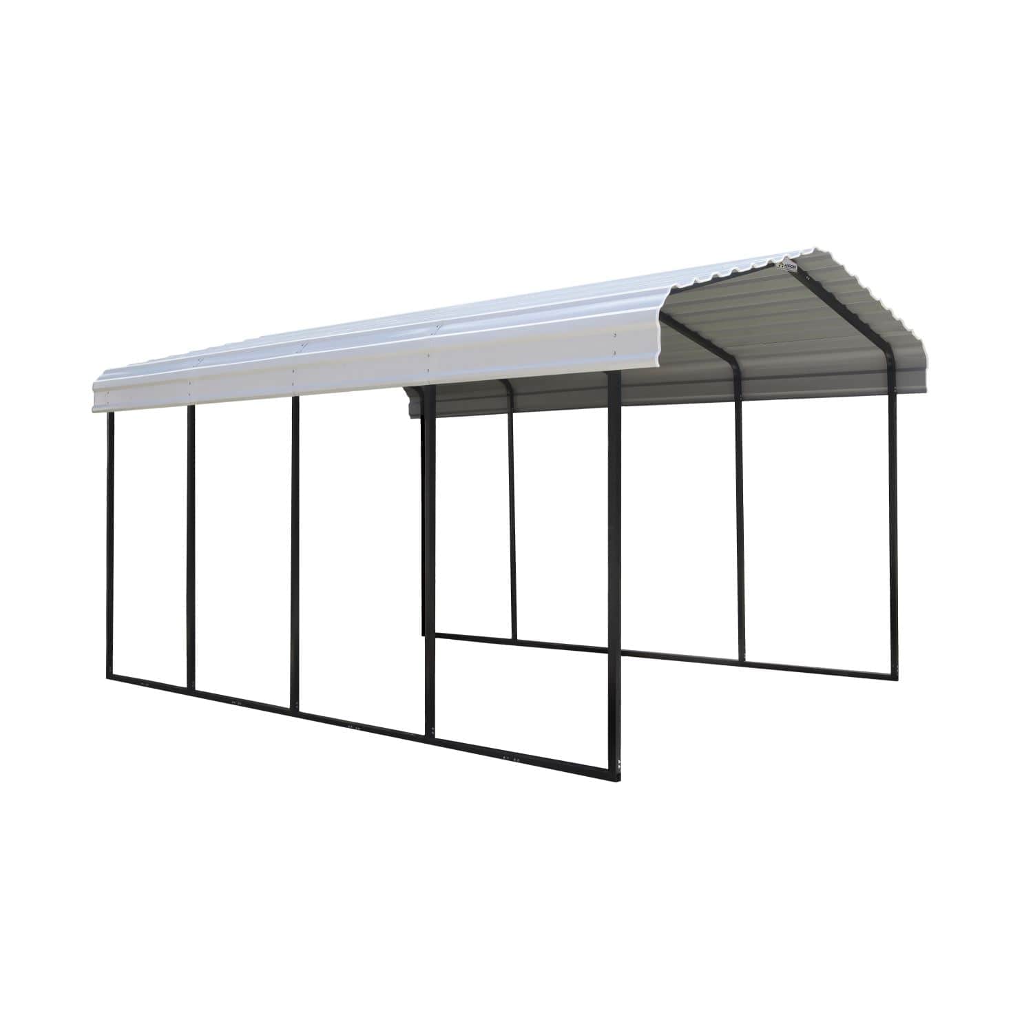 Arrow | Carport 12x20x9 ft Eggshell CPH122009