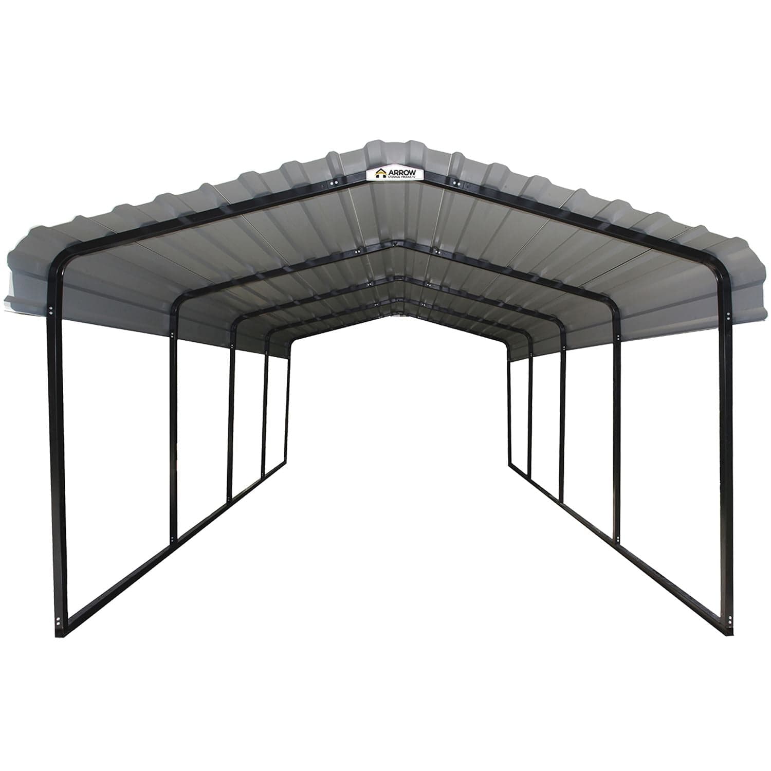 Arrow | Carport 12x29x7 ft Charcoal CPHC122907