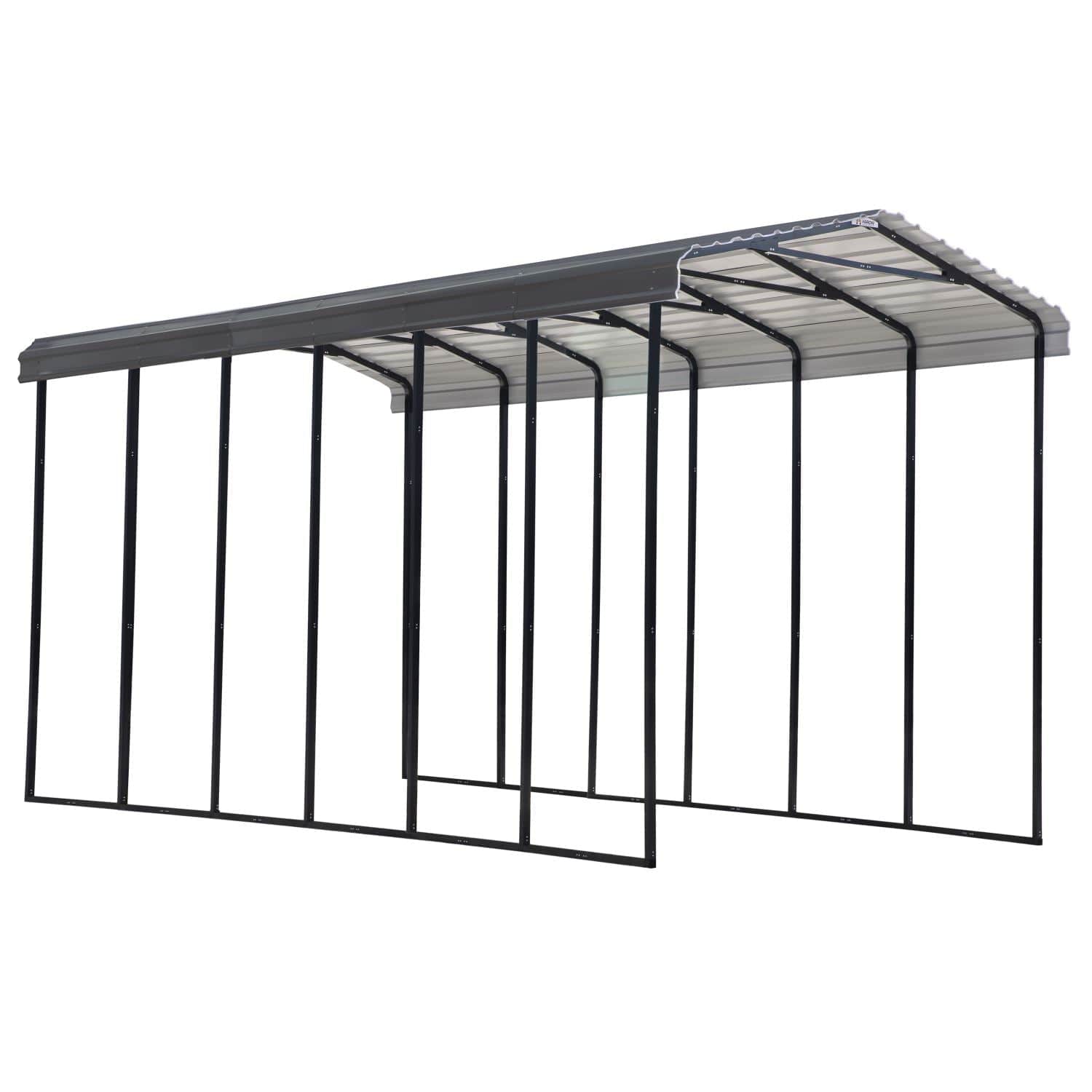 Arrow | Carport 14x29x14 ft Charcoal CPHC142914