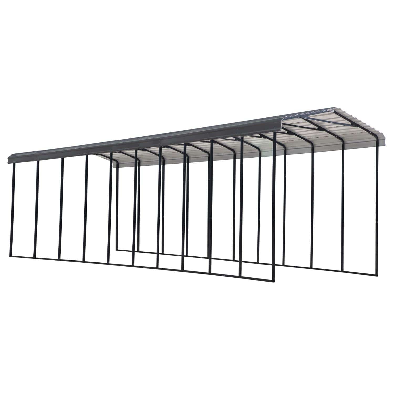 Arrow | Carport 14x47x14 ft Charcoal CPHC144714