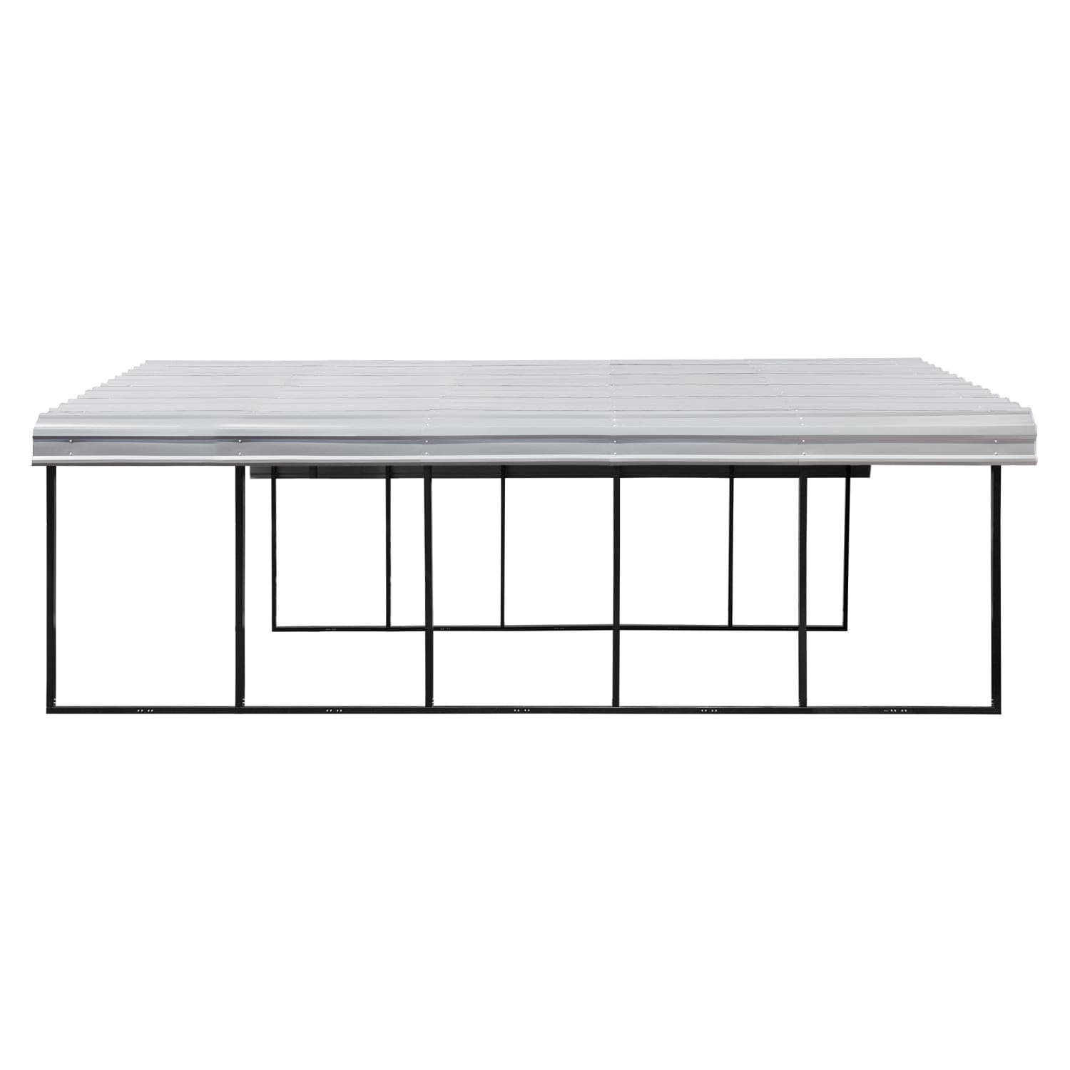 Arrow | Carport 20x24x7 ft Eggshell CPH202407