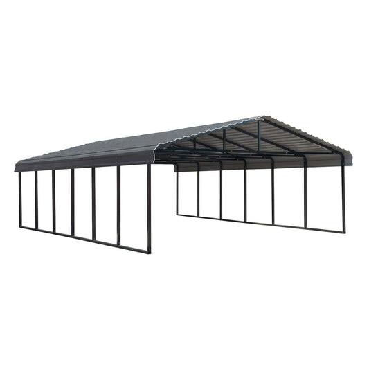 Arrow | Carport 20x29x7 ft Charcoal CPHC202907