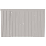 Arrow | Elite Steel Storage Shed, 10x4 ft. Cool Grey EP104CG