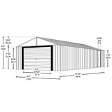 Arrow | Murryhill 14x21 ft. Garage, Steel Storage Building, Prefab Storage Shed BGR1421FG