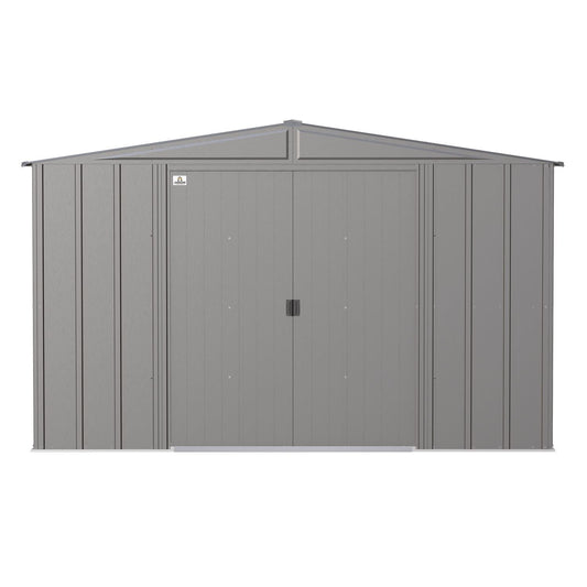 Arrow | Classic Steel Storage Shed, 10x8 ft., Charcoal CLG108CC