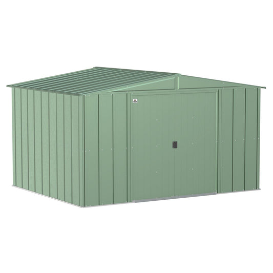 Arrow | Classic Steel Storage Shed, 10x8 ft., Sage Green CLG108SG