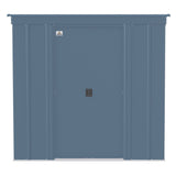 Arrow | Classic Steel Storage Shed, 6x4 ft., Blue Grey CLP64BG