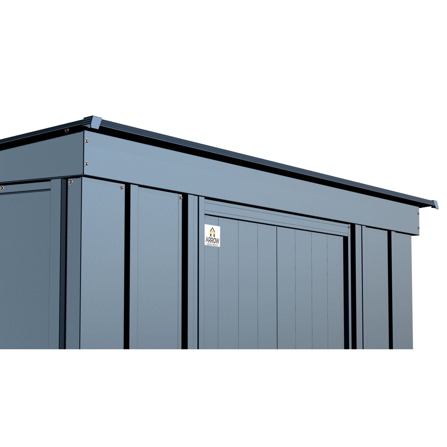 Arrow | Classic Steel Storage Shed, 6x4 ft., Blue Grey CLP64BG