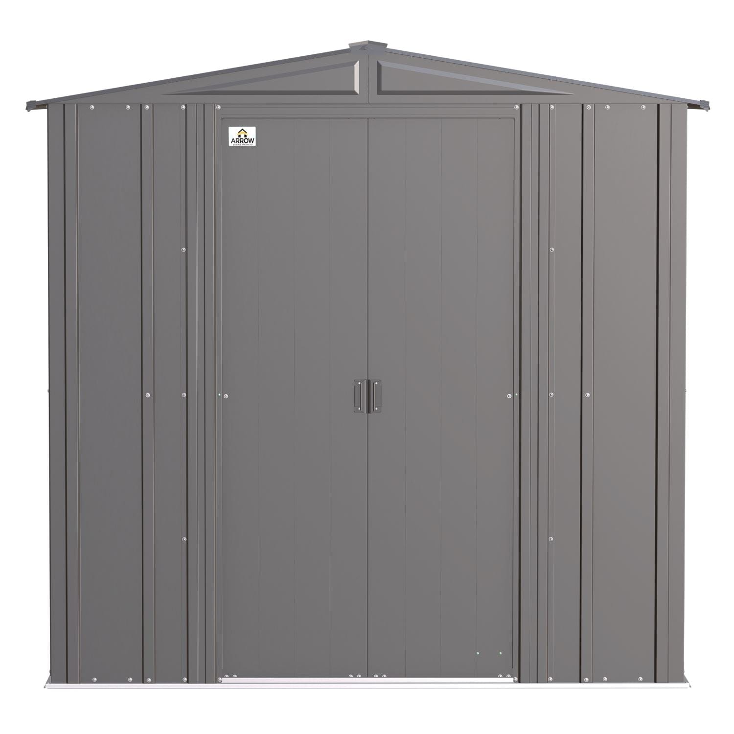 Arrow | Classic Steel Storage Shed, 6x5 ft., Charcoal CLG65CC