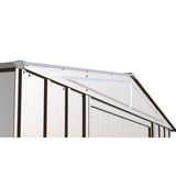 Arrow | Classic Steel Storage Shed, 6x5 ft., Flute Grey CLG65FG