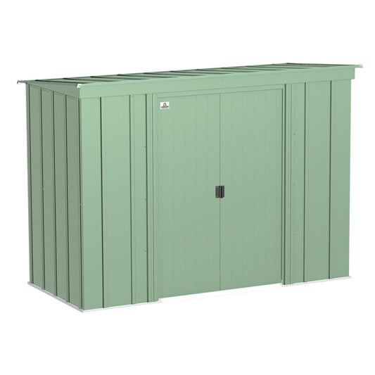 Arrow | Classic Steel Storage Shed, 8x4 ft., Sage Green CLP84SG