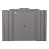 Arrow | Classic Steel Storage Shed, 8x6 ft., Charcoal