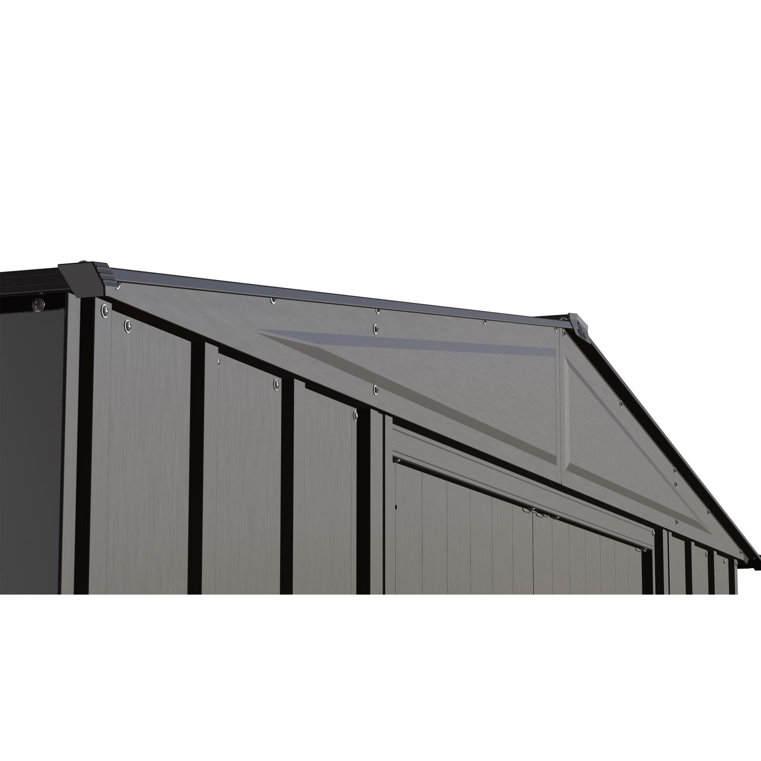 Arrow | Classic Steel Storage Shed, 8x6 ft., Charcoal CLG86CC