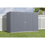 Arrow | Elite Steel Storage Shed, 10x4 ft. Anthracite EP104AN