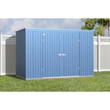 Arrow | Elite Steel Storage Shed, 10x4, ft. Blue Grey EP104BG