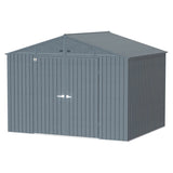 Arrow | Elite Steel Storage Shed, 10x8 ft. Anthracite EG108AN