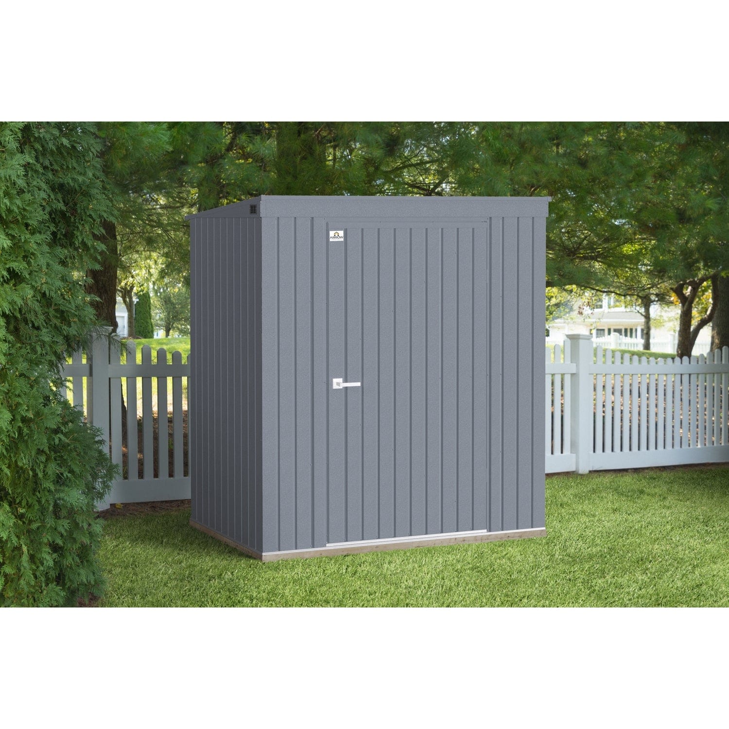 Arrow | Elite Steel Storage Shed, 6x4 ft. Anthracite EP64AN