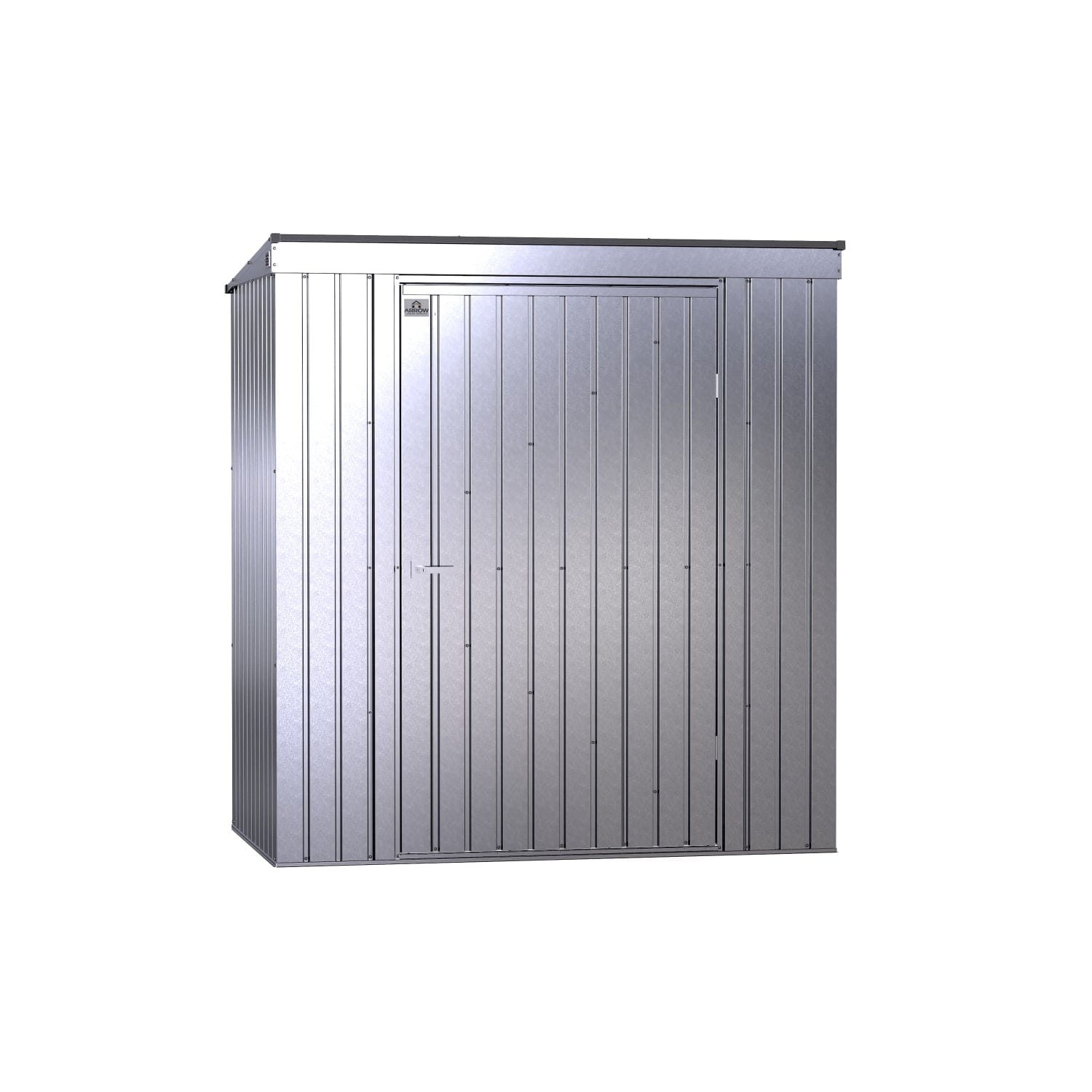 Arrow | Elite Steel Storage Shed, 6x4 ft. Silver EP64AB