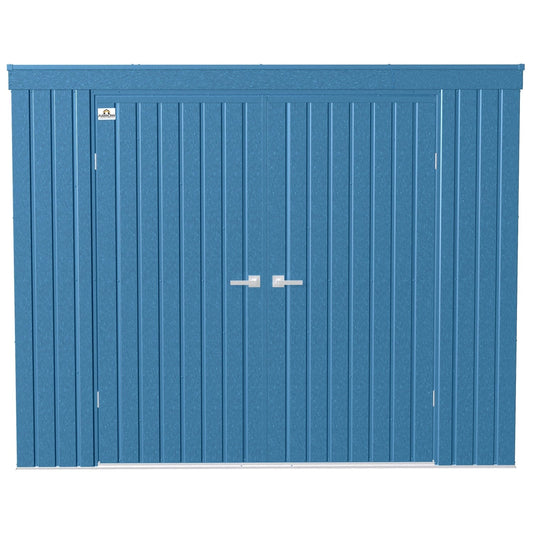 Arrow | Elite Steel Storage Shed, 8x4 ft. Blue Grey EP84BG