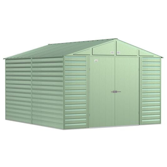 Arrow | Select Gable Roof Steel Storage Shed, 10x12 ft., Sage Green SCG1012SG