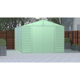 Arrow | Select Gable Roof Steel Storage Shed, 10x14 ft., Sage Green SCG1014SG