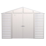 Arrow | Select Gable Roof Steel Storage Shed, 10x8 ft., Flute Grey SCG108FG