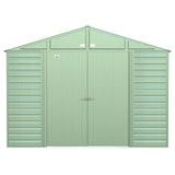 Arrow | Select Gable Roof Steel Storage Shed, 10x8 ft., Sage Green SCG108SG