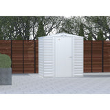 Arrow | Select Gable Roof Steel Storage Shed, 6x5 ft., Flute Grey SCG65FG