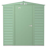 Arrow | Select Gable Roof Steel Storage Shed, 6x7 ft., Sage Green SCG67SG