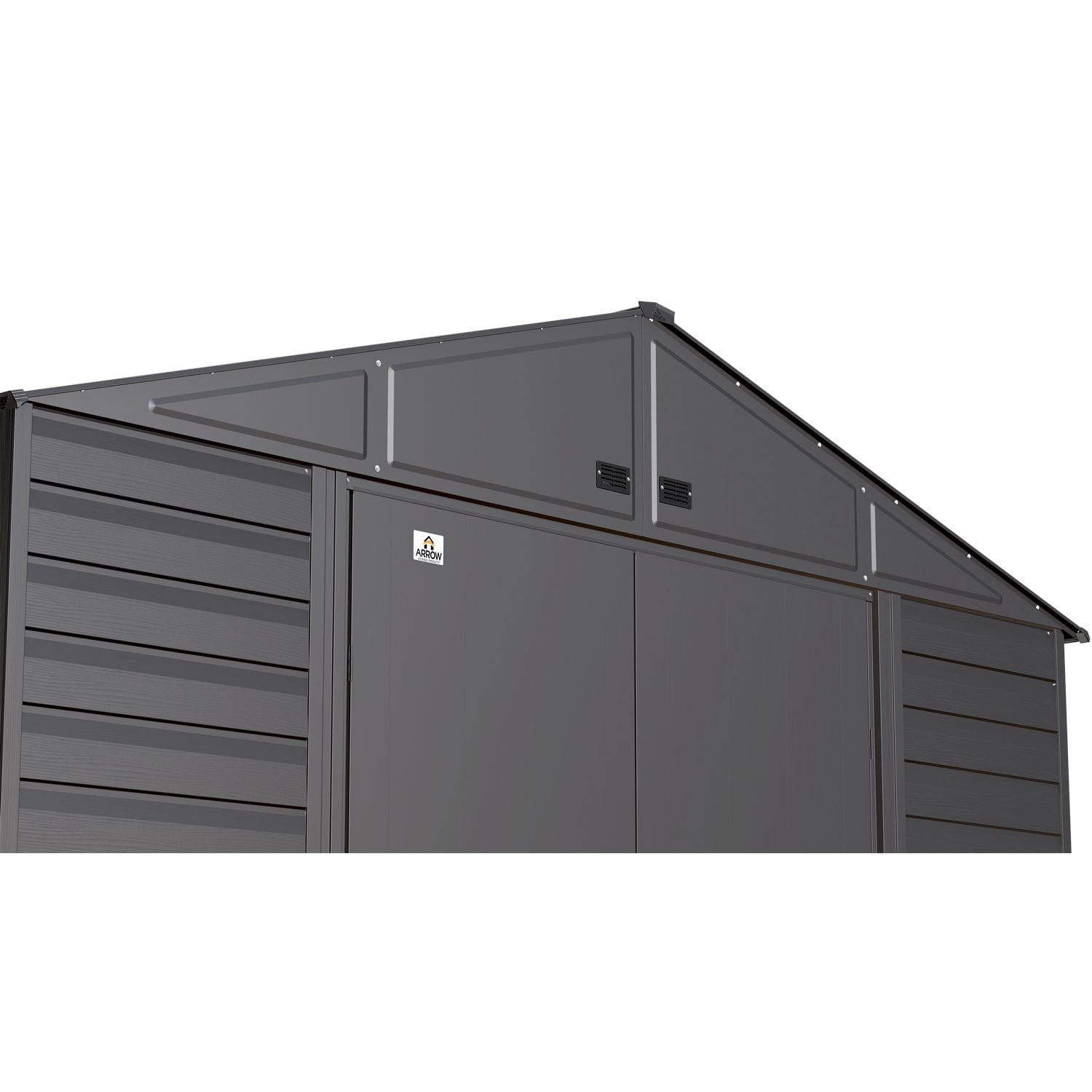 Arrow | Select Gable Roof Steel Storage Shed, 8x6 ft., Charcoal SCG86CC