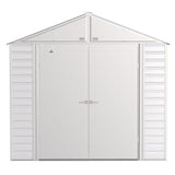 Arrow | Select Gable Roof Steel Storage Shed, 8x6 ft., Flute Grey SCG86FG