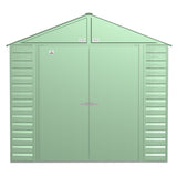 Arrow | Select Gable Roof Steel Storage Shed, 8x8 ft., Sage Green SCG88SG