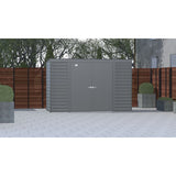 Arrow | Select Pent Roof Steel Storage Shed, 10x4 ft., Charcoal SCP104CC