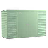 Arrow | Select Pent Roof Steel Storage Shed, 10x4 ft., Sage Green SCP104SG