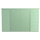 Arrow | Select Pent Roof Steel Storage Shed, 10x4 ft., Sage Green SCP104SG