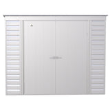 Arrow | Select Pent Roof Steel Storage Shed, 8x4 ft., Flute Grey SCP84FG