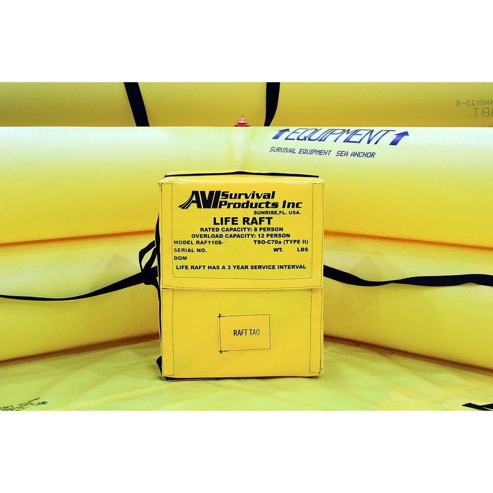 AVI Survival Life Raft, 4-8 Person FAA TSO-C70a – Type II - RAF1104-301