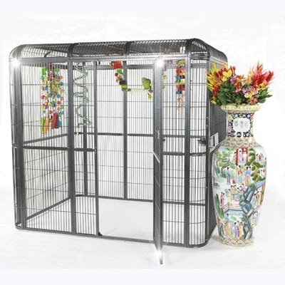 A&E Small Walk-in Aviary - AE-WI6262-BLK