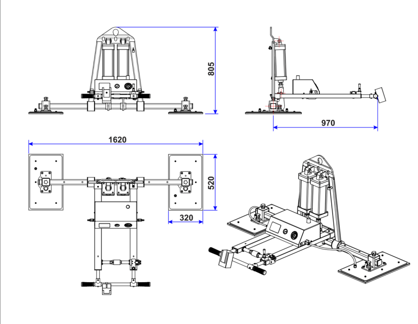 Aardwolf AVLP2-500-PRO Vacuum Lifter - AVLP2-500-PRO