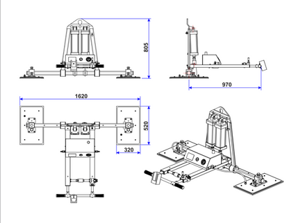 Aardwolf AVLP2-500-PRO Vacuum Lifter - AVLP2-500-PRO