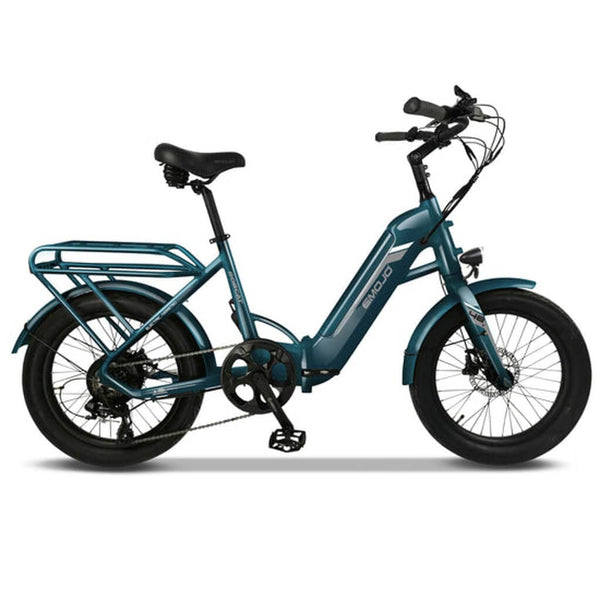 Emojo BOBCAT 500W 48V Folding Step Through Electric Bike - Bobcat-Cypress-Green - ePower Go