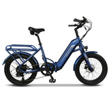 Emojo BOBCAT 500W 48V Folding Step Through Electric Bike - Bobcat-Cypress-Green